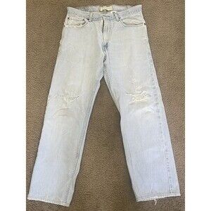 regular fit 505 34 x30 thrashed light washed